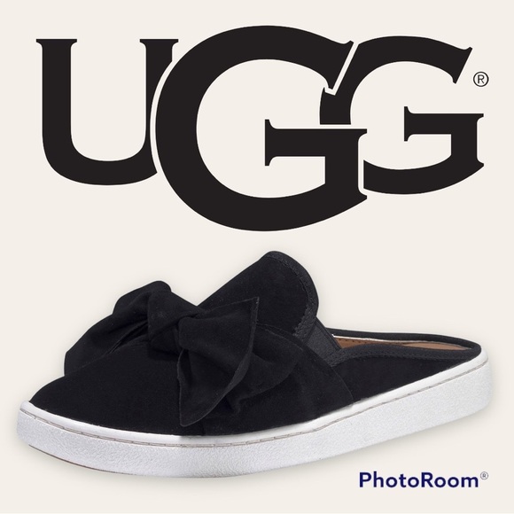 Ugg Luci Bow Slip Ons - Picture 1 of 8